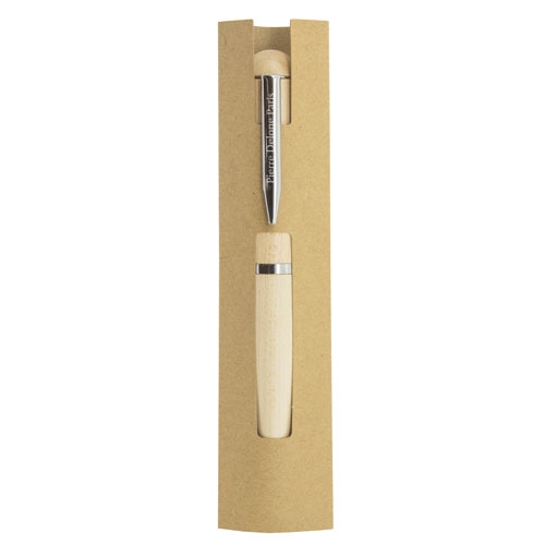 BOLIGRAFO USB MADERA 64GB PIERRE DELONE "FOREST" 